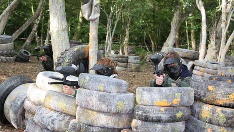 Staffordshire paintball rubber rampage arena
