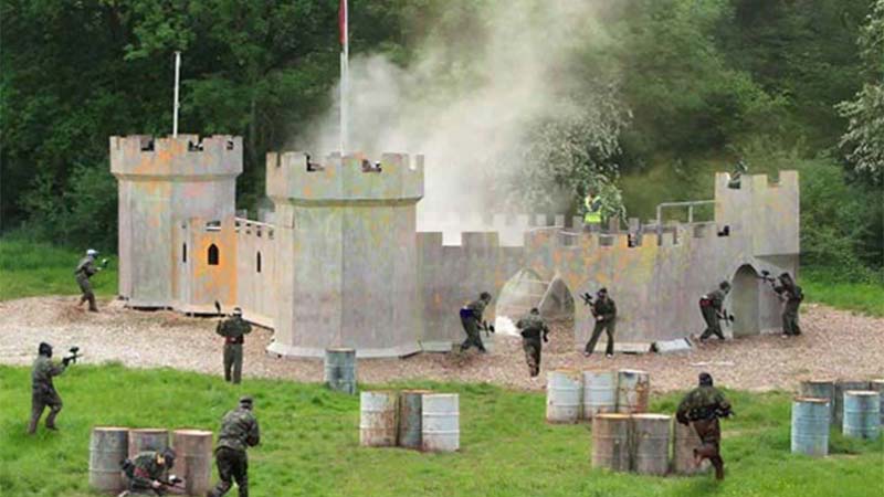 The Castle Arena paintball in Staffordshire