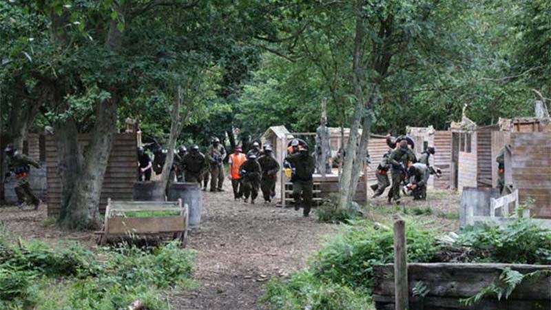 Stoke on Trent paintball arena The Village